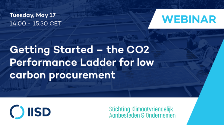 Getting Started – The CO2 Performance Ladder for low-carbon procurement